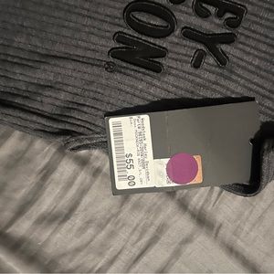 Harley Davidson Charcoal Grey Ribbed Sleeveless Turtle Neck